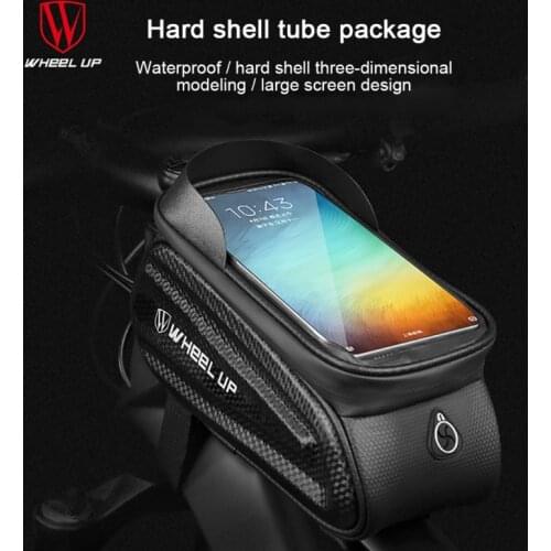 Bicycle Front Frame Bag Bicycle Telephone Bag Waterproof Top Tube Installation Handle Bicycle Bag