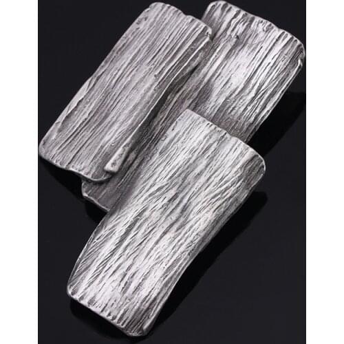 Vintage Large Metal Bark Brooches For Men 2019 Original Geometric Irregular Women Brooch Pins Plant Jewelry Wholesale