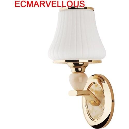 Penteadeira Bedroom Lampe Wandlampen Crystal Light For Home Wandlamp Aplique Luz Pared Applique Murale Luminaire Wall Lamp