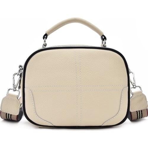 Genuine Leather Womens Handbags High Quality Cowhide Women Shoulder Bags Fashion Luxury Messenger Bag Designer Female Tote bags