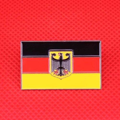 Germany flag pin Reich eagle badge ensign brooch men coat shirt accessories jewelry patriotic gift