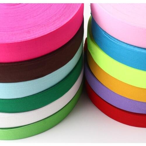 20mm Color Elastic Band Width Thickened Flat Nylon Rubber Band Diy Sewing Supplies Clothing Home Accessories Material 1 M or 5 M