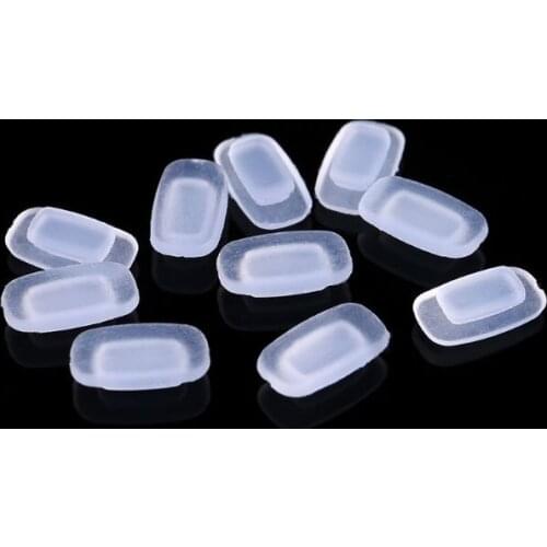 5 Pairs/Lot Inserted Square Silicone Airbag Soft Nose Pads On Glasses Slot Glasses Accessories