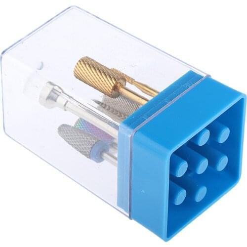 7pcs Tungsten Steel Nail Drill Bits Gel Polishing Removal Rotary Burr Head