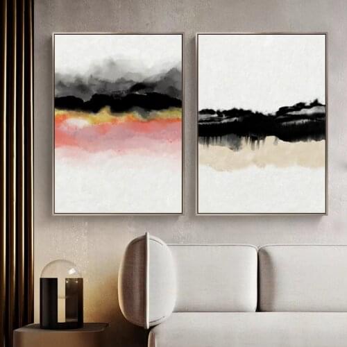 Beautiful Scenery Landscape Abstract Poster art colorful Prints And Posters Canvas Wall Art Pictures For Room Decor Aesthetic