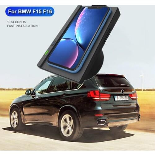Car Wireless Charging Board Is Suitable for BMW F15 F16 X5 X6 2014-2018 Mobile Phone Charging QI Fast Car Charger