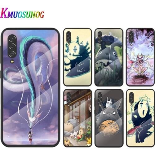 Anime Spirited Away For Samsung Galaxy A91 A81 A72 A71 A52 A51 A41 A31 A21S A11 A01 Tempered Glass Cover Phone Case
