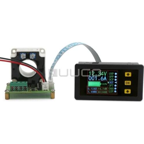5 PCS/LOT Digital Meter DC 10~90 V/100A Tester/Multimeter LCD Display Panel Meter Multifunction Monitor