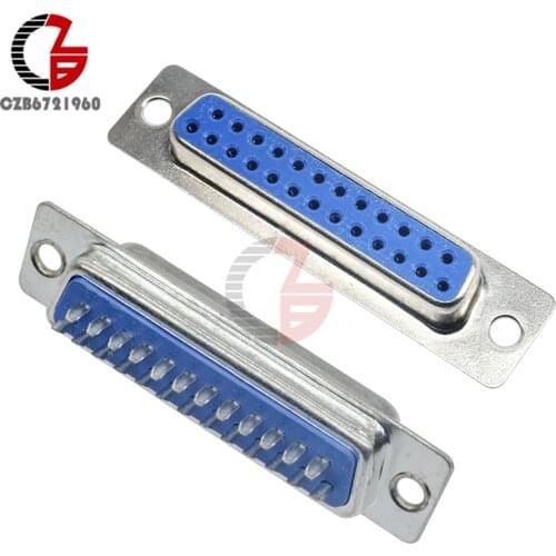 D-SUB DB25 Serial Cable Extended Adapter 25 Pin DB25F Female Connector DB25