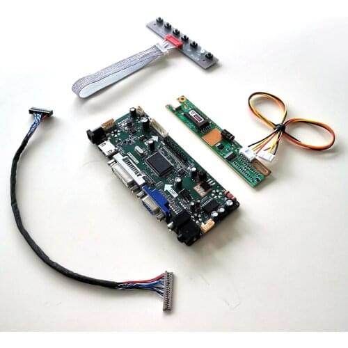 For LP141X8-A1/A1M3 LVDS 20Pin CCFL LCD panel monitor MNT68676 screen drive controller board VGA+DVI 14.1" 1024*768 DIY kit