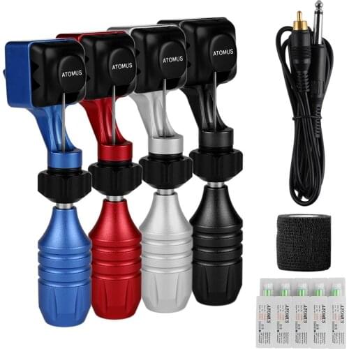 Tatto Machine Best Motor Upgraded Version Professional Tattoo Rotary Gun Kit Tools Set Pen With RCA Cord Permanent Makeup