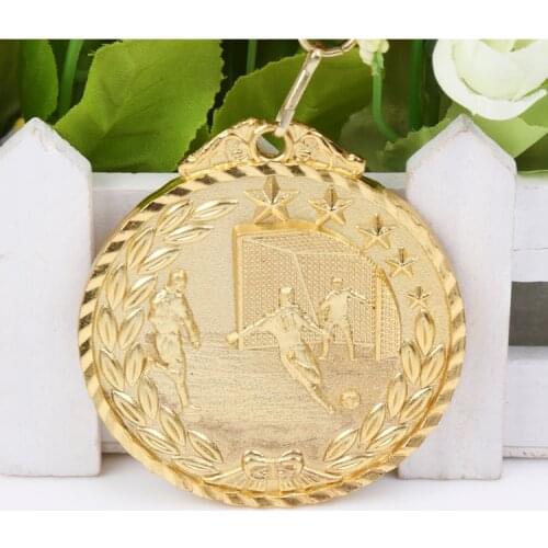 Football Medals Gold Color and Silver Color and Branze Color With Ribbon