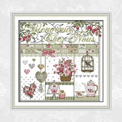 Home life Patterns Counted Printed on Canvas DMC 11CT 14CT Chinese Cross Stitch kit Handwork Needlework Set Embroidery