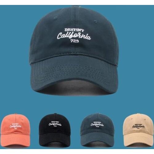 Spring And Autumn New Style Tidal Current Alphabet Baseball Cap Womens Cotton Sunshade Cap Mens Outdoor Golf Cap