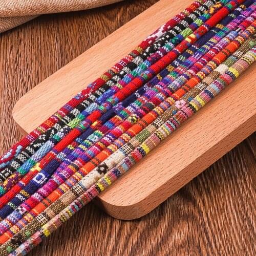 Ethnic Style Handmade Woven Eyeglasses Chain Women Glasses Rope Eyewear Lanyard Strap Fashion Retro Glasses Chain High Quality