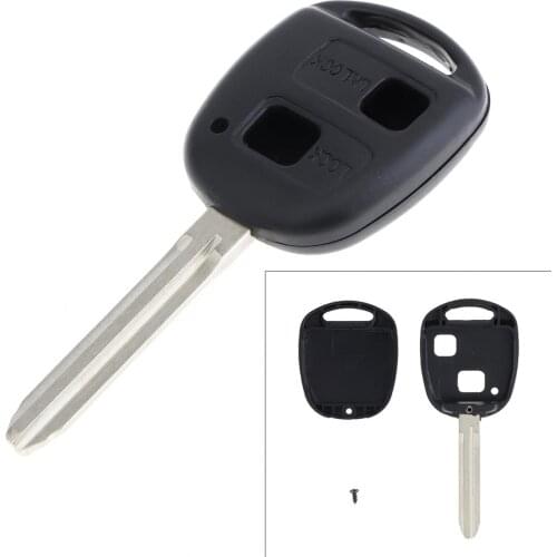 Portable 2 Button Key Shell for Toyota Corolla RAV4 PRADO YARIS