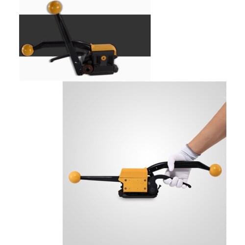 Portable Buckle-free Steel Strapping Tool Sealless Combination A333 Steel Strap Tool Manual Box Strapping Machine 1/2"-3/4"