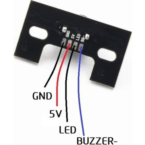 Portable Super Mini WS2812B LED + 5V Active Buzzer for NAZE32 CC3D F3 F4 Flight Controller for RC Drone FPV Racing