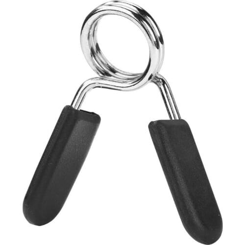 Barbell Spring Collar Clips Clamp Gym Weight Barbells Dumbbell Lock Clamp