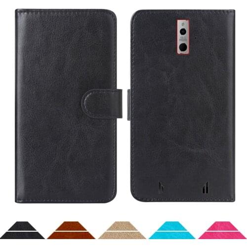 Luxury Wallet Case For Haier Titan T3 PU Leather Retro Flip Cover Magnetic Fashion Cases Strap