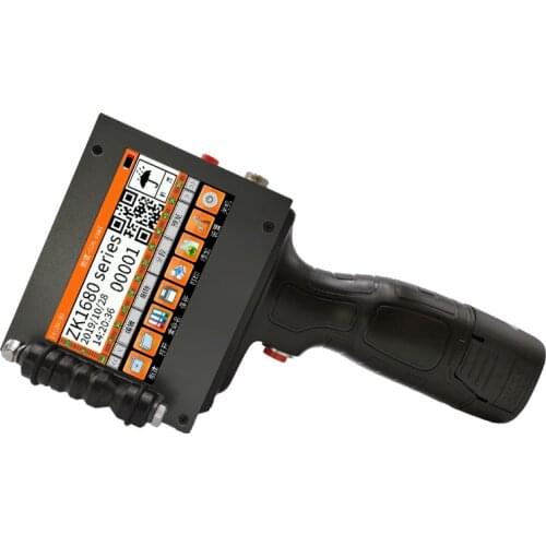 12.7mm Handheld Inkjet Printer Touch Screen Inkjet Printer Laser coder Label Print Machine 600DPI USB QR Code Production Date
