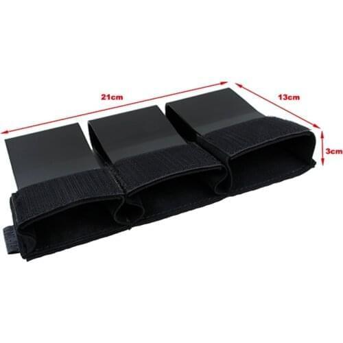 TMC Tactical Vest M4 Triple Jacket 5.56 Magazine Plug-in Hook Surface Adhesive Jacket TMC3569-BK