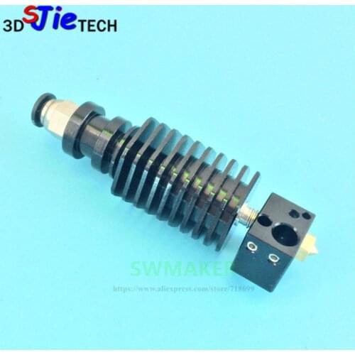 Upgraded version of V5/V6 hotend E3D V7 through printing head, extruded head compatible thermocouple and PT100 for 3D printer