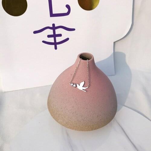 Vintage Dove Choker Necklace For Women Long Chains Statement Necklace 2021 New Trendy Jewelry Gift