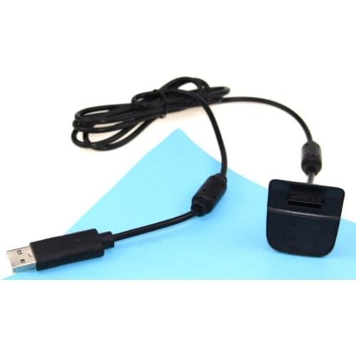 5PCS USB Game Controller Charging Cable Wireless Controller Gamepad Joystick Power Supply Charger Cable For Xbox 360