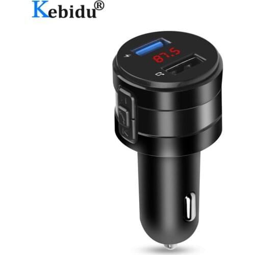 Handsfree Bluetooth 4.2 FM Transmitter Modulator Car Charger 3.1A Dual USB Adapter Car MP3 Player Wireless Audio Receiver New