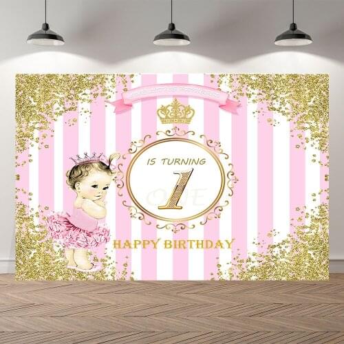 Seekpro Photography Background princess girls Happy birthday party new born party baby shower Backdrop Photo Photocall