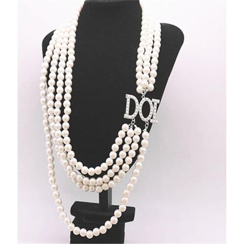 Custom Design Drop Ship Popular Pearl Layers Daughters of Isis DOI Necklaces Gift Jewelry