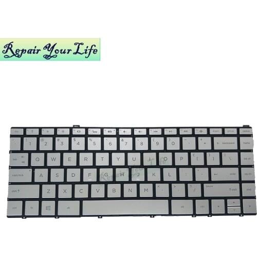 US laptop keyboard for HP spectre X360 13-W 13-W010CA 13-W020CA 13-W030CA 13-AC English silver backlight layout