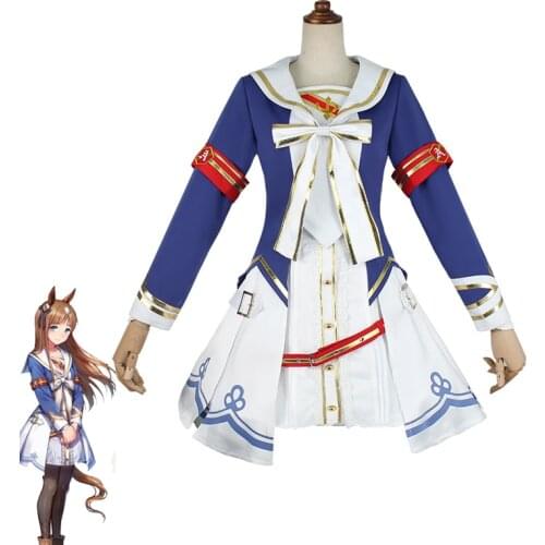 Game Pretty Derby Grass Wonder Cosplay Costume Women Fancy Suit Halloween Carnival Uniforms Custom Made