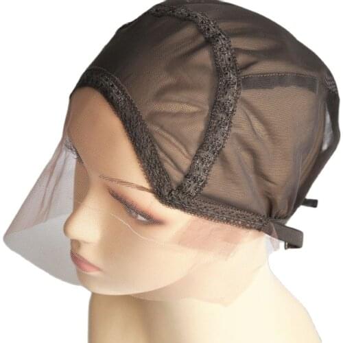 Lace Front Wig Cap With Swiss Lace Wig Hair Net For Making Wig With Adjustable Straps Glueless Weaving Cap Mesh Wig Cap