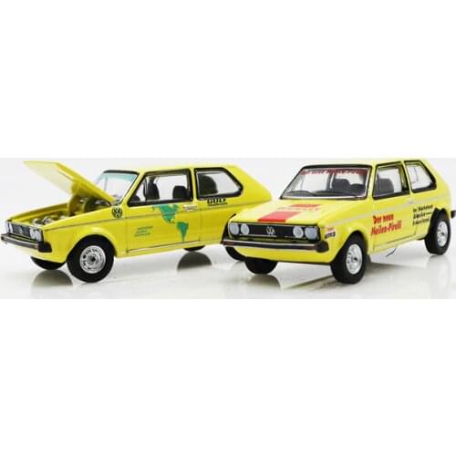 Greenlight 1:64 1974 VW Golf MK1 Alaska To Argentina LooseDiecast Model Car