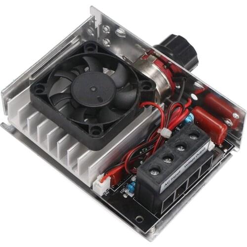 New 220V AC 10000W Triac Voltage Regulator Speed Dimmer Temperature Control