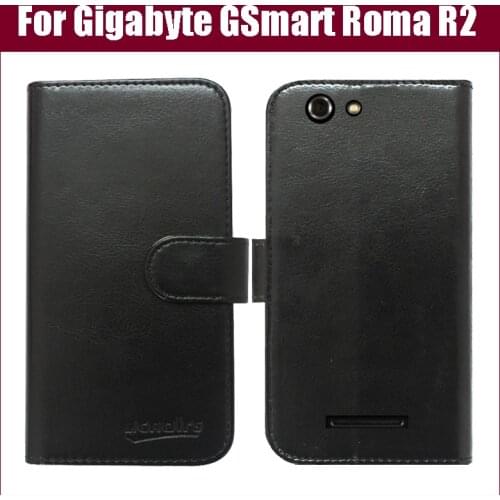 New item high quality Free shipping flip leather cover Phone case for Gigabyte GSmart Roma R2 with card holder