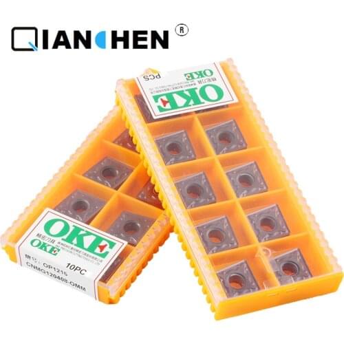 Original quality OKE 10pcs/lot high precision high performance high strength CNC CNMMG120408-OMM OP1215 industry carbide inserts