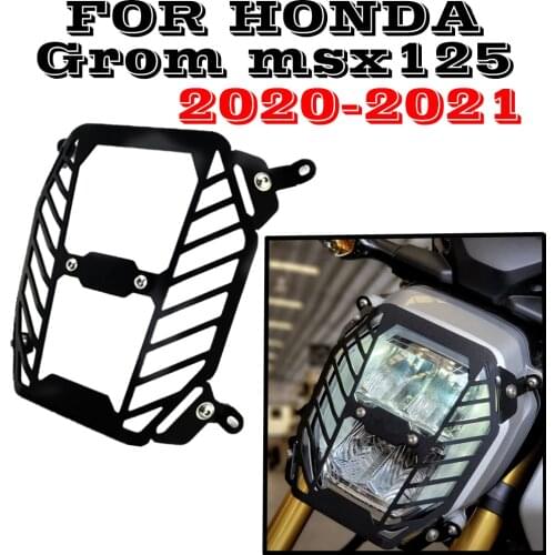 Front cover headlight shield grill case guard for honda grom msx sf 125 2020-2021