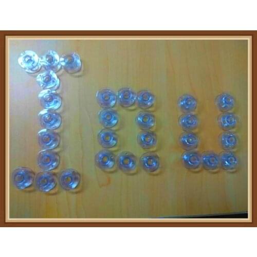 Plastic Empty Bobbins Sewing Embroidery Machine Bobbins for Most Machine, 30 PCS /Bag , Size A, Light Blue ,Free Shipping