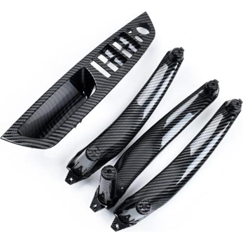 Armrest Car left front drivers seat LHD Interior Door Handle Inner Panel Pull Trim Cover For BMW E70 E71 X5 X6 2007-2014