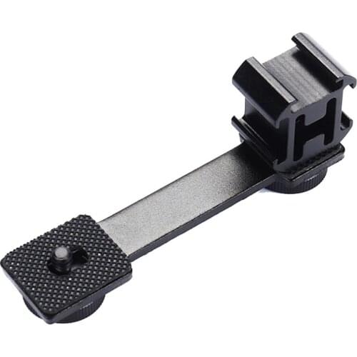 Professional Aluminum Alloy Hot Shoe Holder 1/4\" Screw Tripod Bracket Stand 1XCB