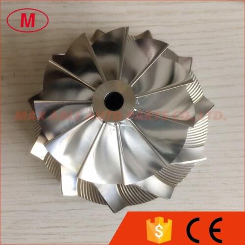 TF08L-30KY high performance 67.50/92.00mm 11+0 blades Turbo Billet/milling/Aluminum 2024 compressor wheel