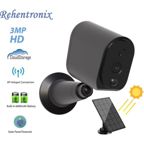 Alexa Google Rechargeable Battery Powered IP65 Outdoor Wireless WiFi Security Camera Two Way Audio Infrared Cloud Camera Tuya