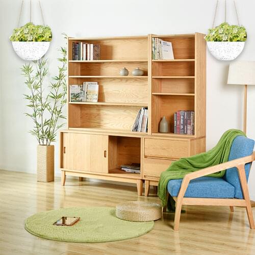 Hanging Flowerpot Home Planter Decorative Hanging Basket Handmade Balcony Flowerpot Indoor Flower Pot Holder