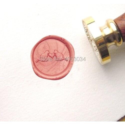 Lovely Heart Cat Wax Seal Stamp Kit