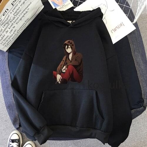 Anime Clothes Angel of Death Hoodies Isaac Zack Foster Women Kawaii Hoodie Raychel Sweatshirt Graphic Hoodies Casual Hoody