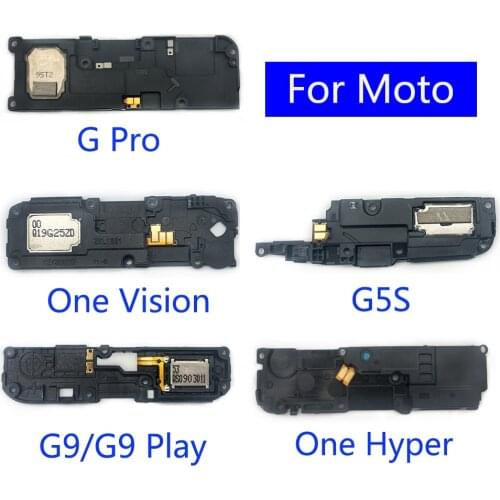 10Pcs/Lot Loudspeaker Loud Speaker For Motorola Moto E4 G5S G Pro G9 Play One Hyper Vision Buzzer Board Replacement Spare Parts
