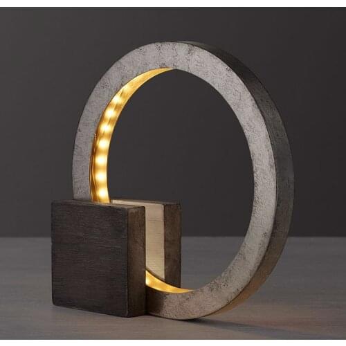 American country simple retro bedroom table lamp creative personality living room designer decorative table lamp